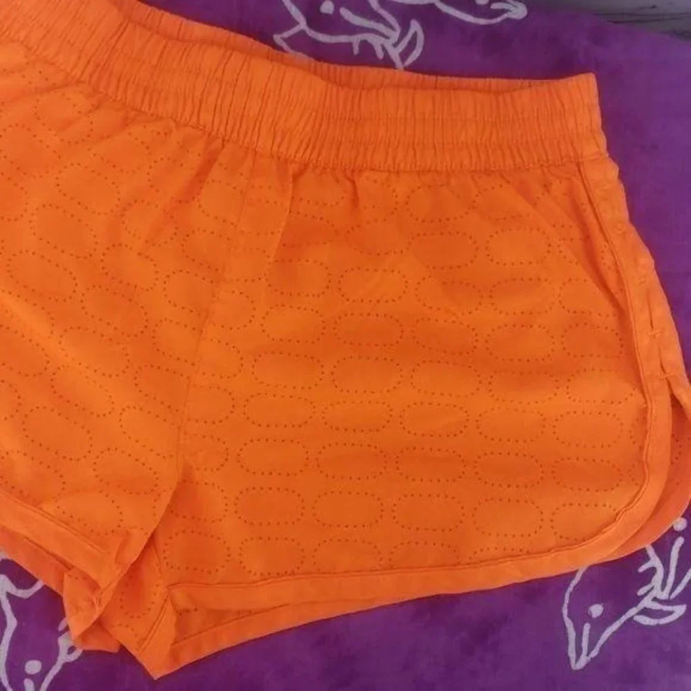 90 degree Reflex Women's orange athletic‎ lined shorts Size XS